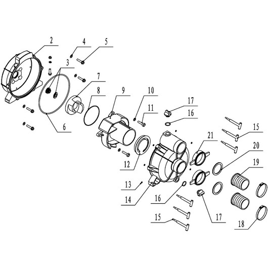 Детали помпы Champion DTP81E